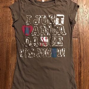 Vintage T-shirt Just wanna Dance all night